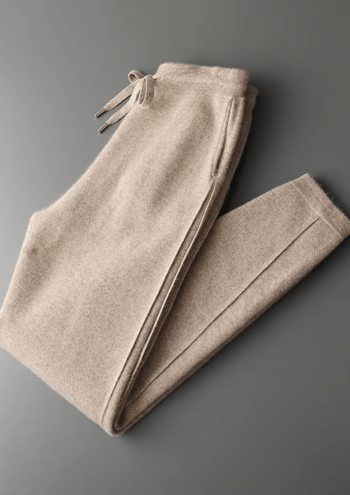 PREMIUM CASHMERE SLIM TROUSERS - Derada